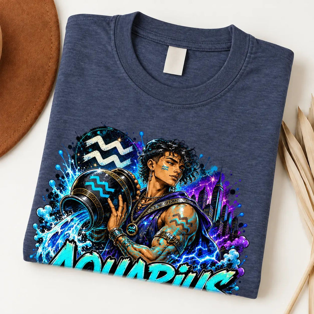 Aquarius Visionary Flow Zodiac Shirt