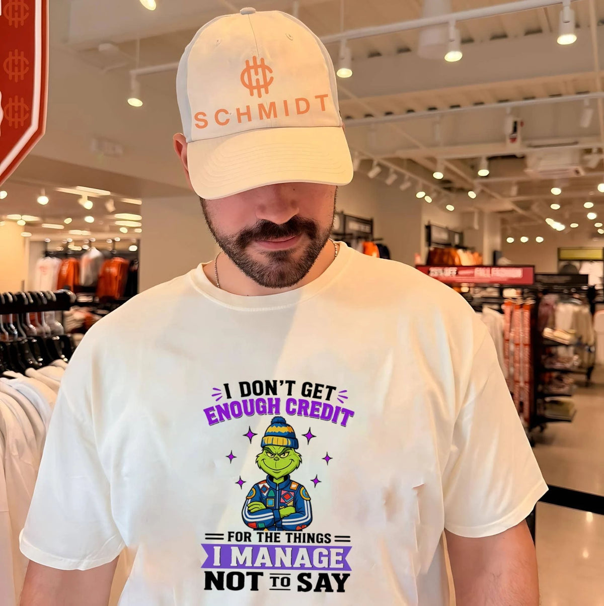 I don’t get enough credit for the things I manage not to say Grinch shirt Unisex