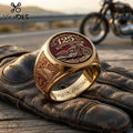 Indian Motorcycle 125th Anniversary Gold Ring