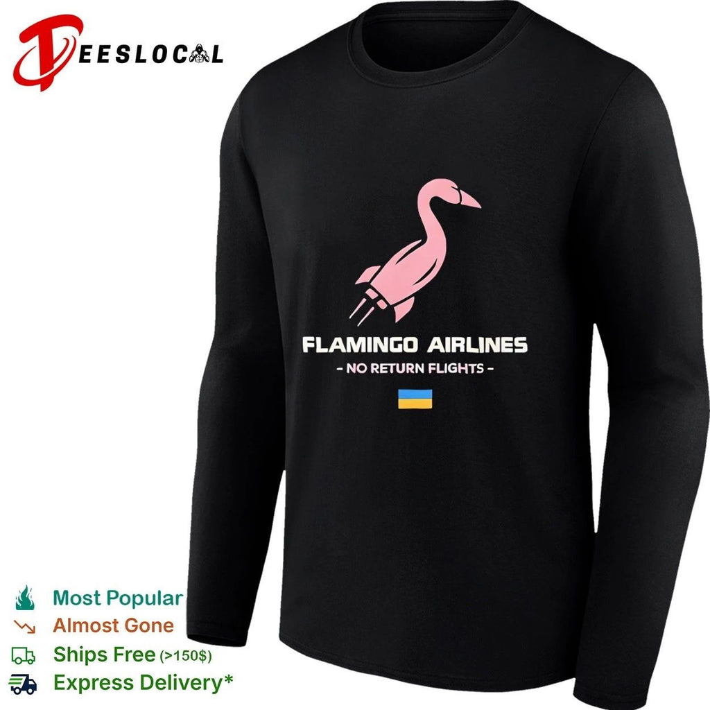 Flamingo Airlines No Return Flights Ukraine Flag Unisex