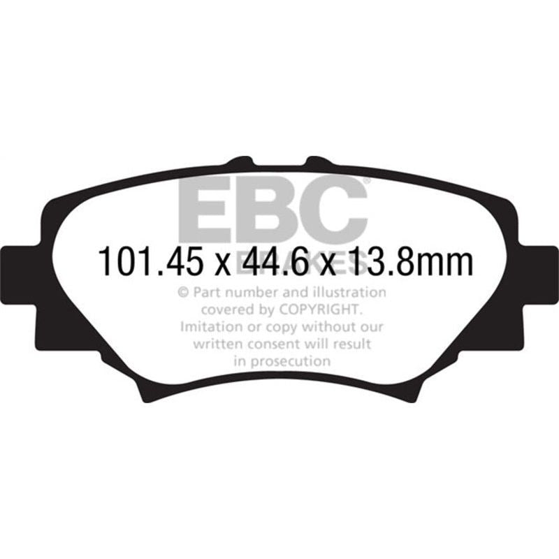 EBC 14+ Mazda 3 2.0 (Japan Build) Ultimax2 Rear Brake Pads