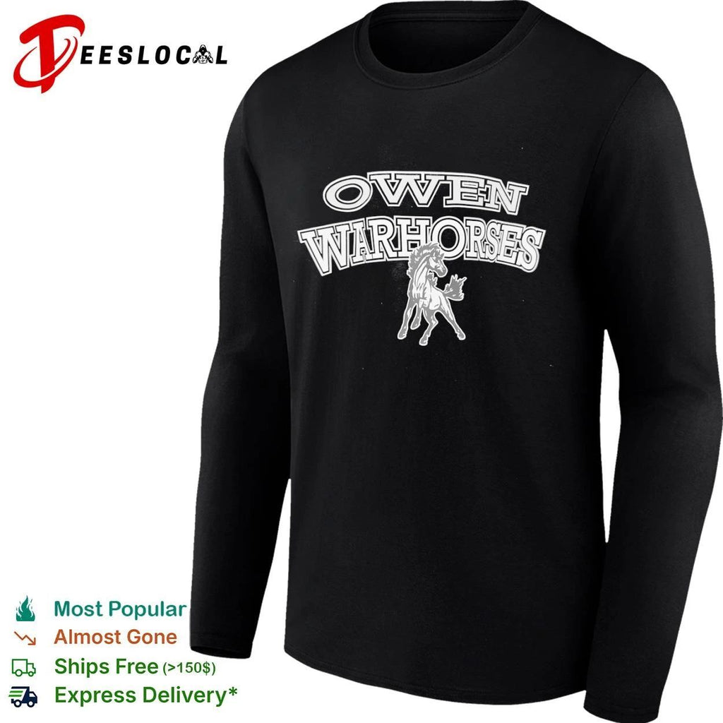 Owen Warhorses School Mascot Team Spirit Unisex