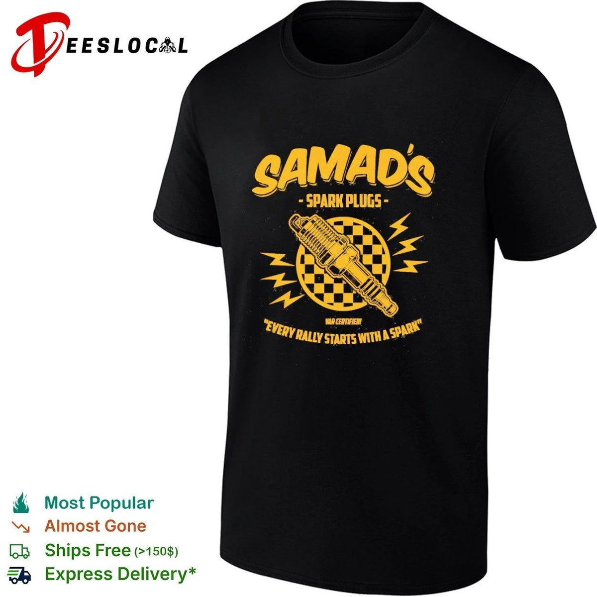 Samad’s Spark Plugs Every Rally Starts with a Spark Unisex