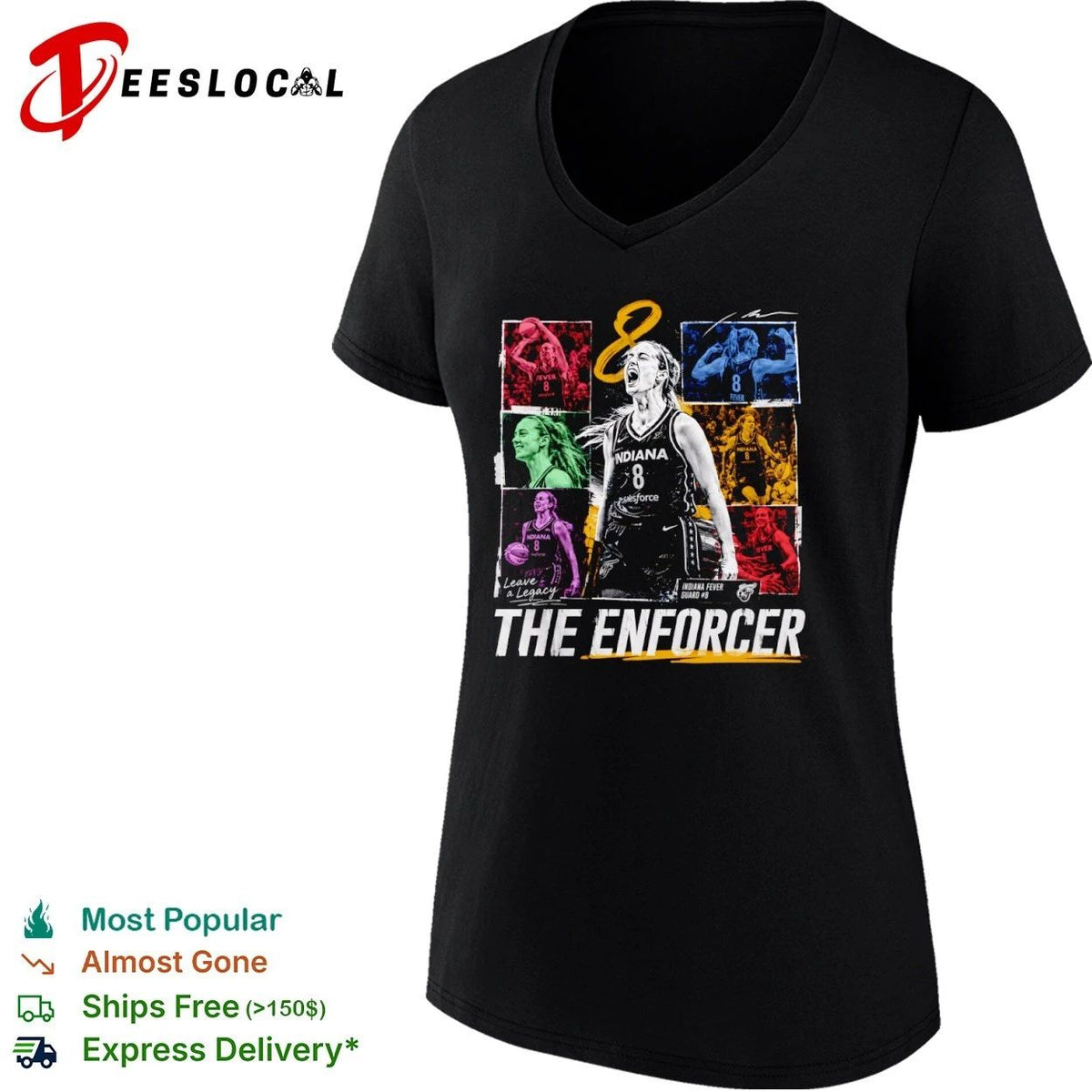 Sophie Cunningham Indiana Fever The Enforcer Leave a Legacy Guard 8 Unisex