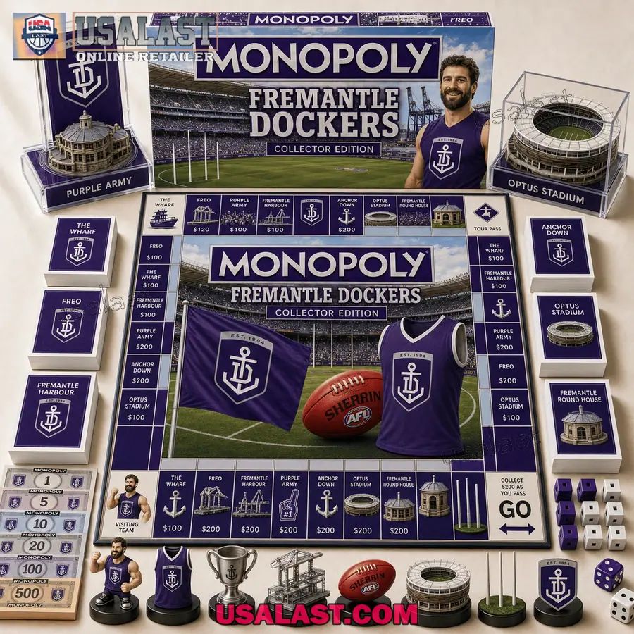 Fremantle Dockers Collector Edition Monopoly Board Game 2026