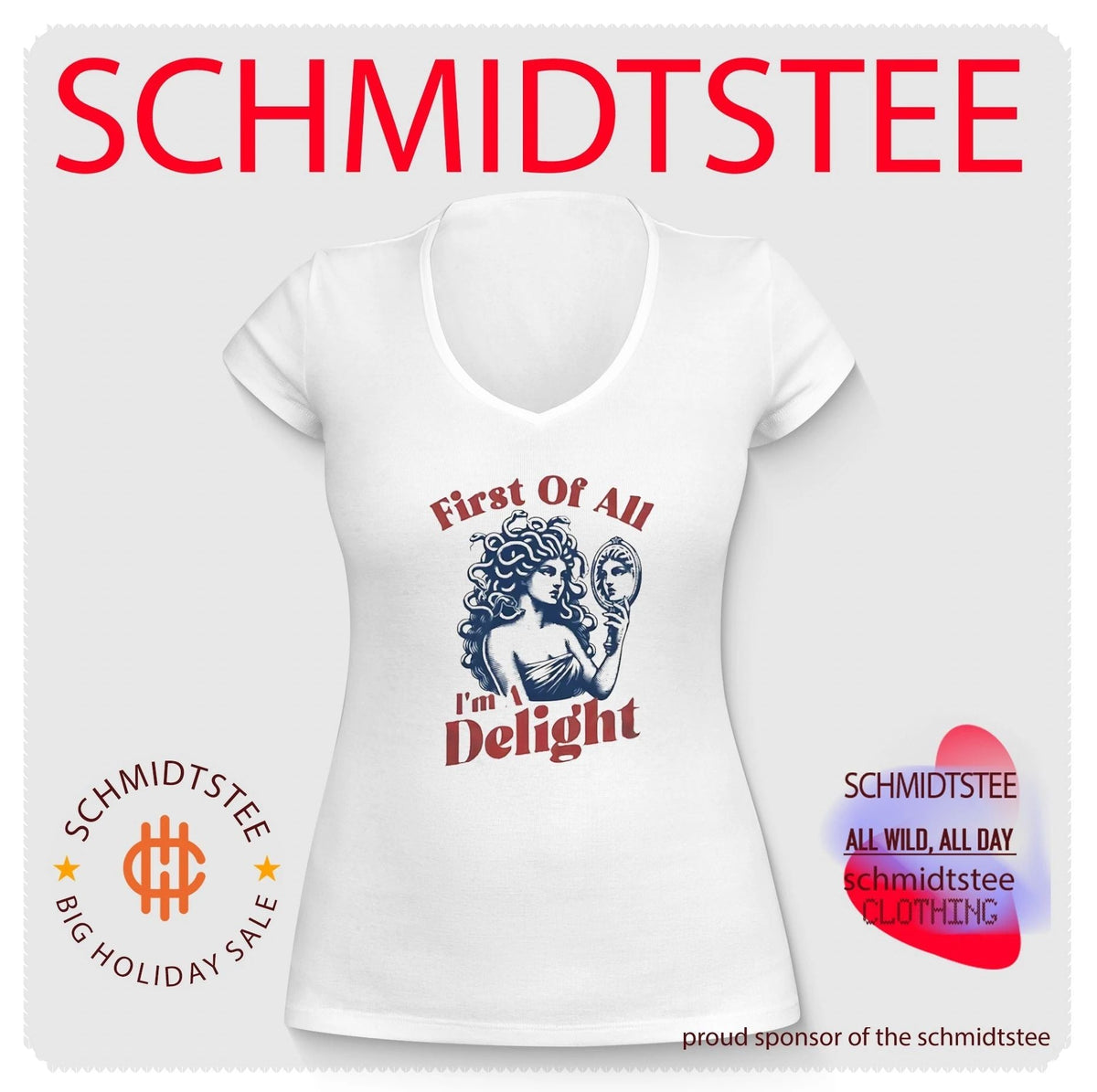 First of All I’m a Delight Medusa Gorgon shirt Unisex