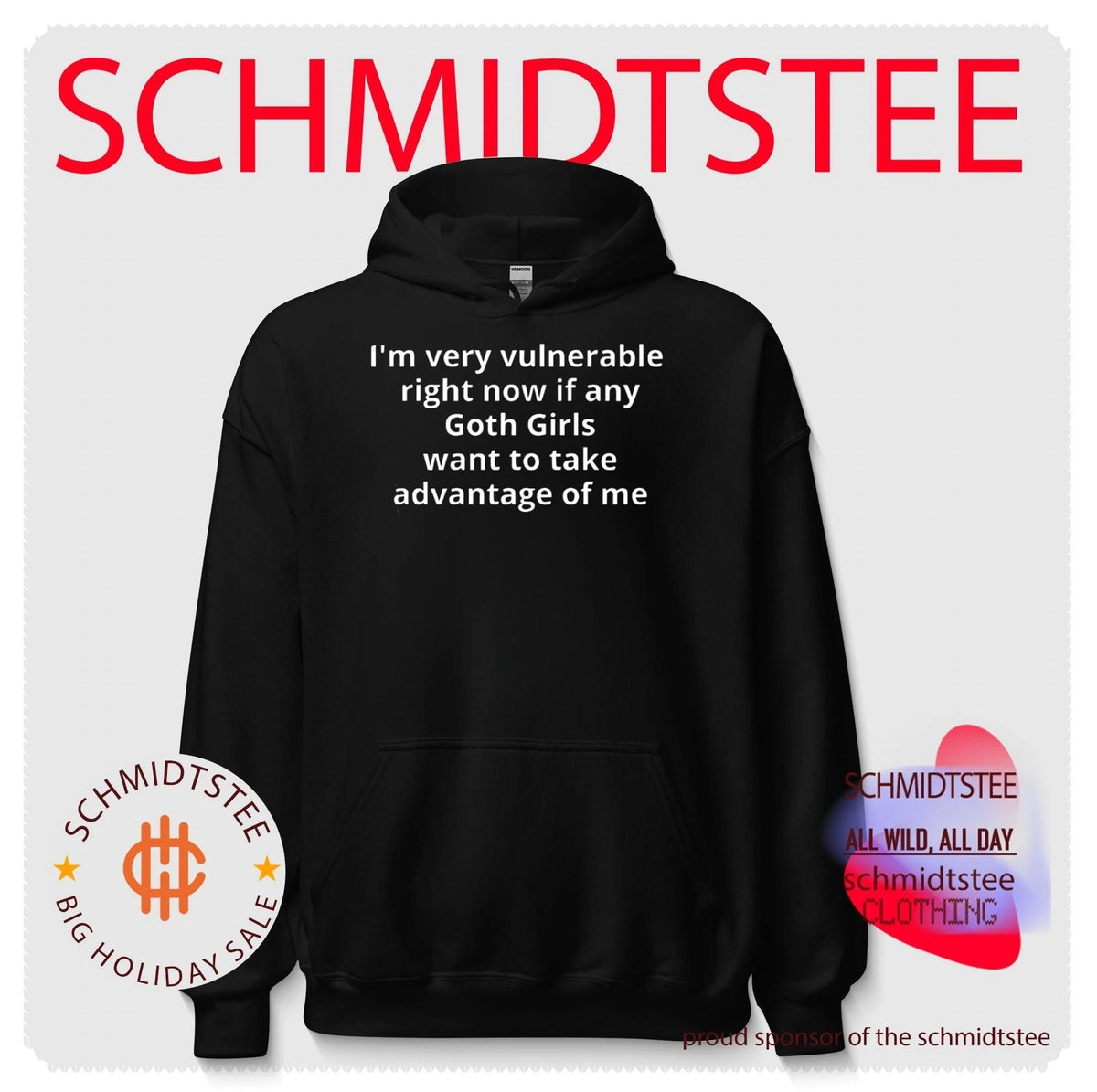 I’m very vulnerable right now if any Goth Girls want to take advantage of me shirt Unisex