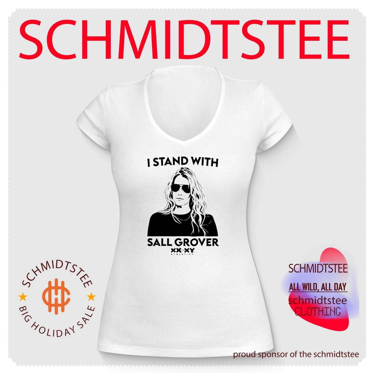 I Stand With Sall Grover XX-XY Athletics shirt Unisex