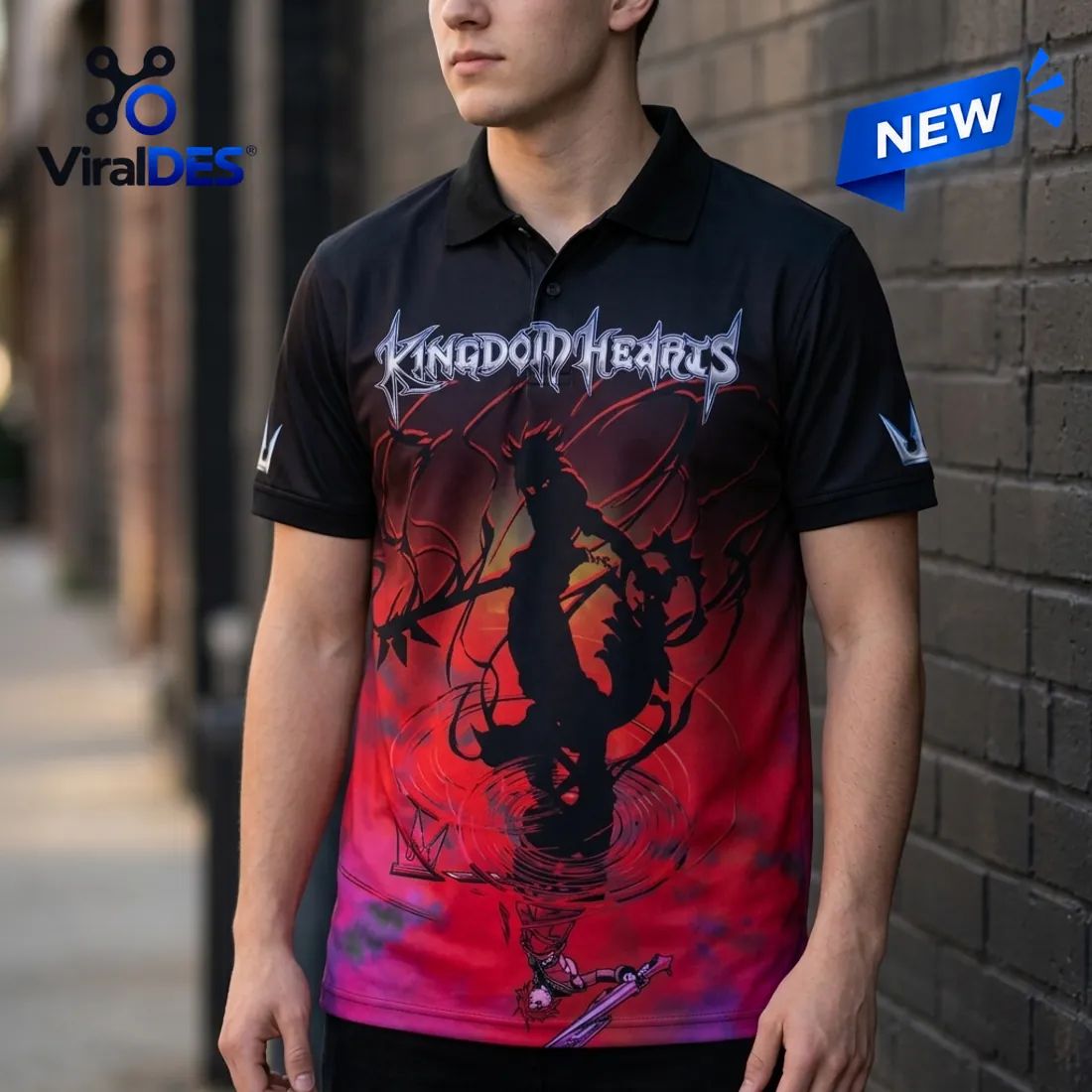 Kingdom Hearts 25th Anniversary Polo Shirt