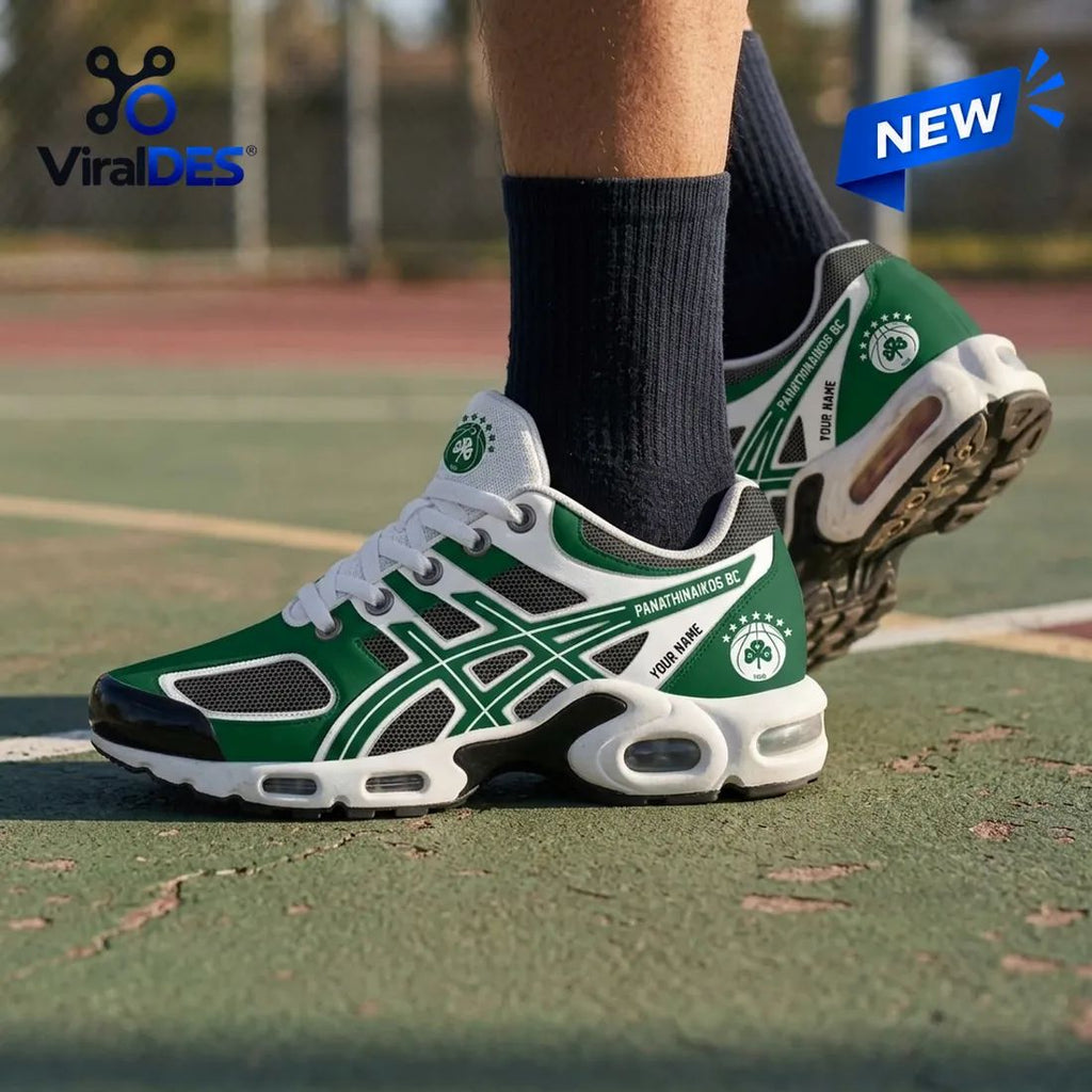 Panathinaikos BC Green Personalized Air Max Plus Sneakers