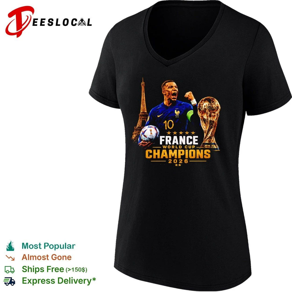 Kylian Mbappe France National Football Team World Cup Champions 2026 Unisex