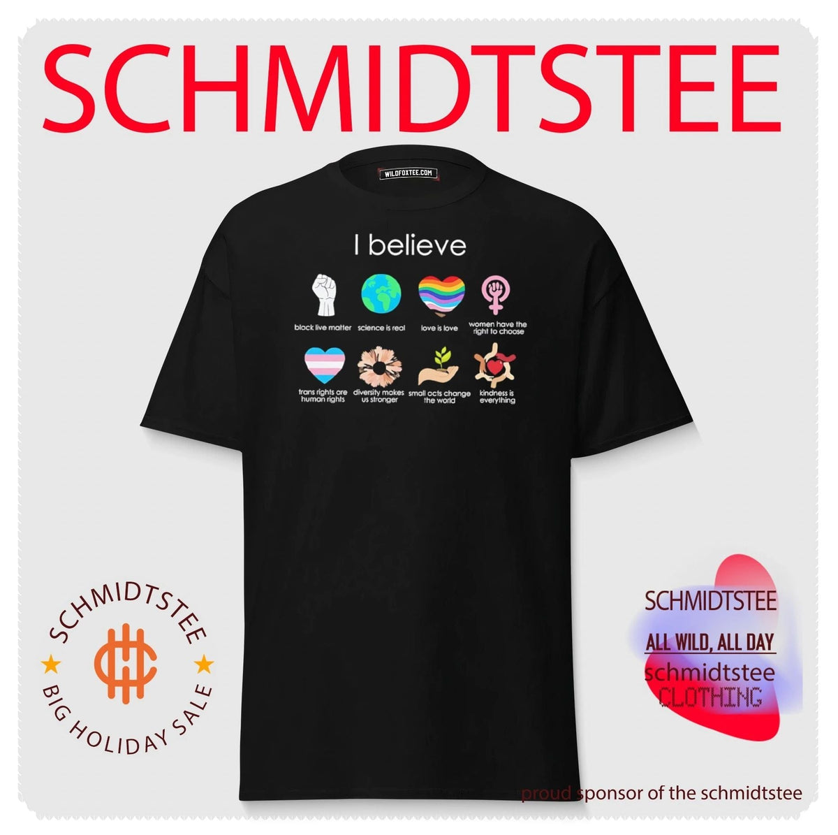 I belive graphic shirt Unisex