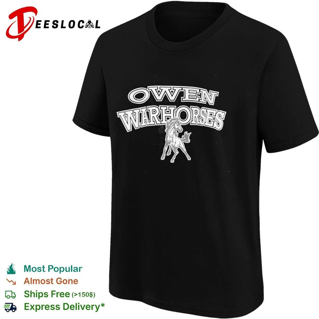 Owen Warhorses School Mascot Team Spirit Unisex