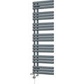 Percival – Anthracite Dual Fuel Towel Rail H1592mm x W500mm Thermostatic