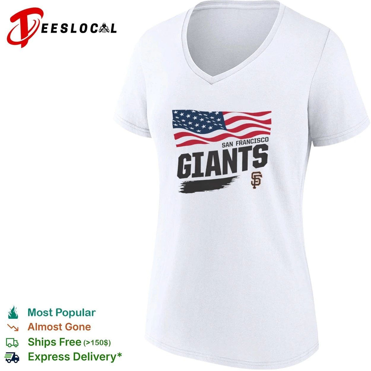 San Francisco Giants Waving Flag Starter Unisex