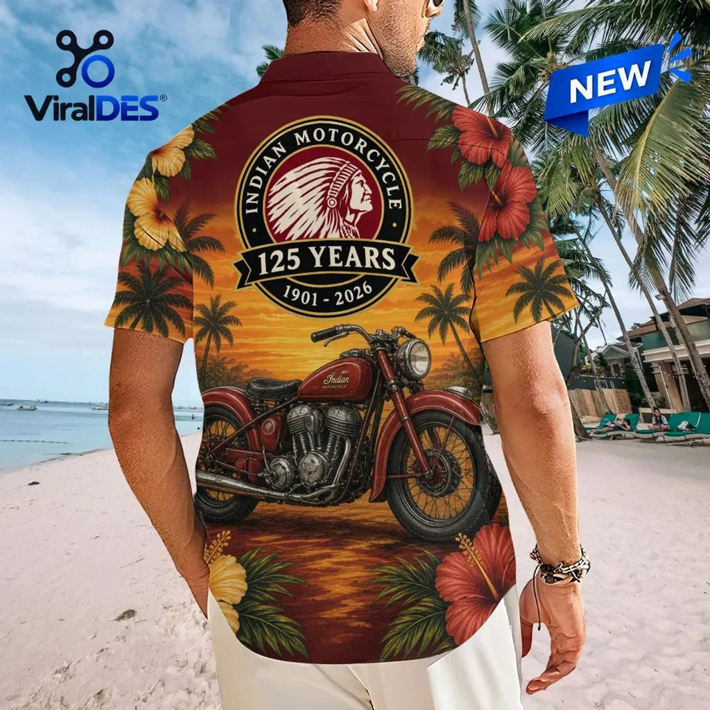 Indian Motorcycle 125th Anniversary Button-Down Shirt