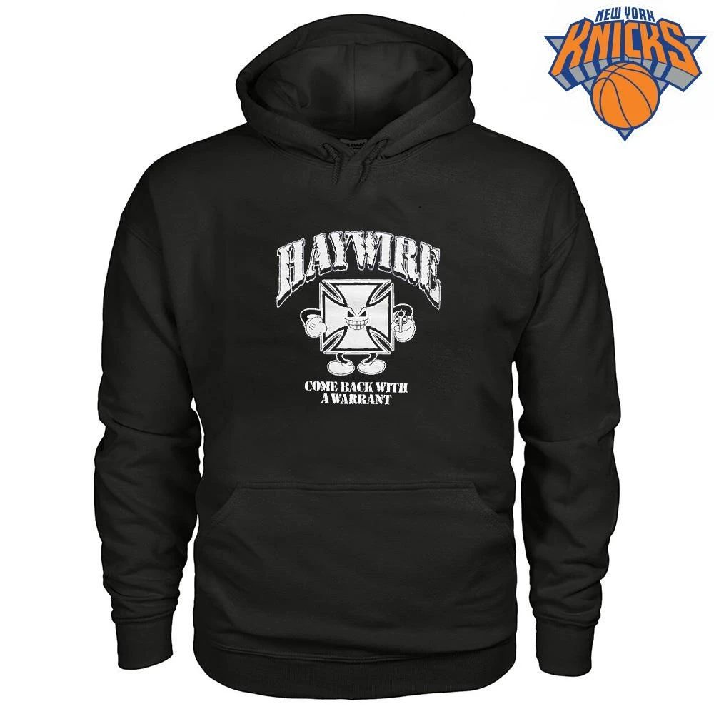 Haywire come back with a warrant maltese cross mascot with gun shirt Unisex