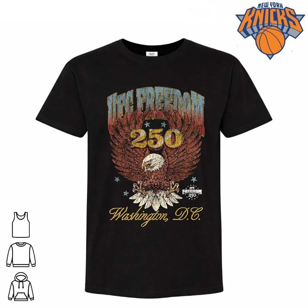 UFC Freedom 250 Washington DC Distressed Eagle Patriotic Shirt Unisex
