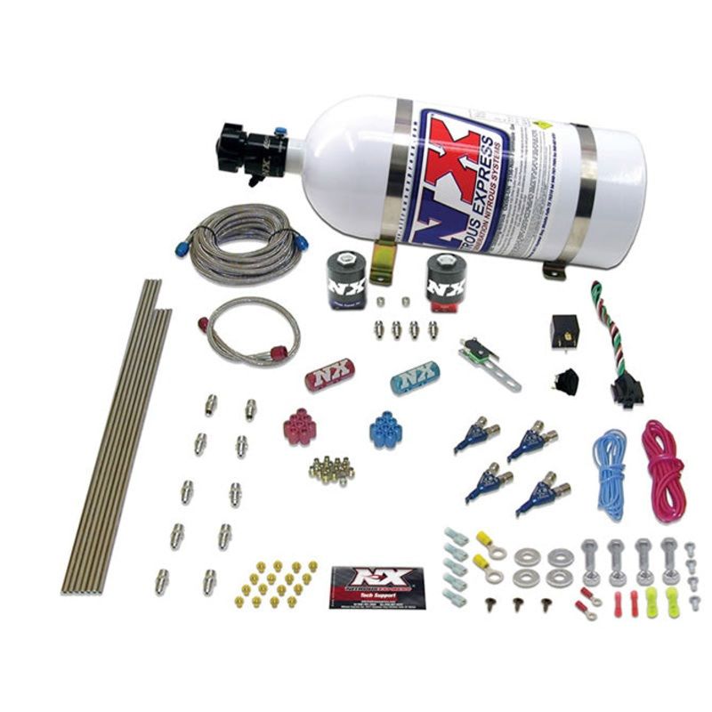 4 Cyl Alcohol Nitrous Kit 125-275HP w/10lb Bottle