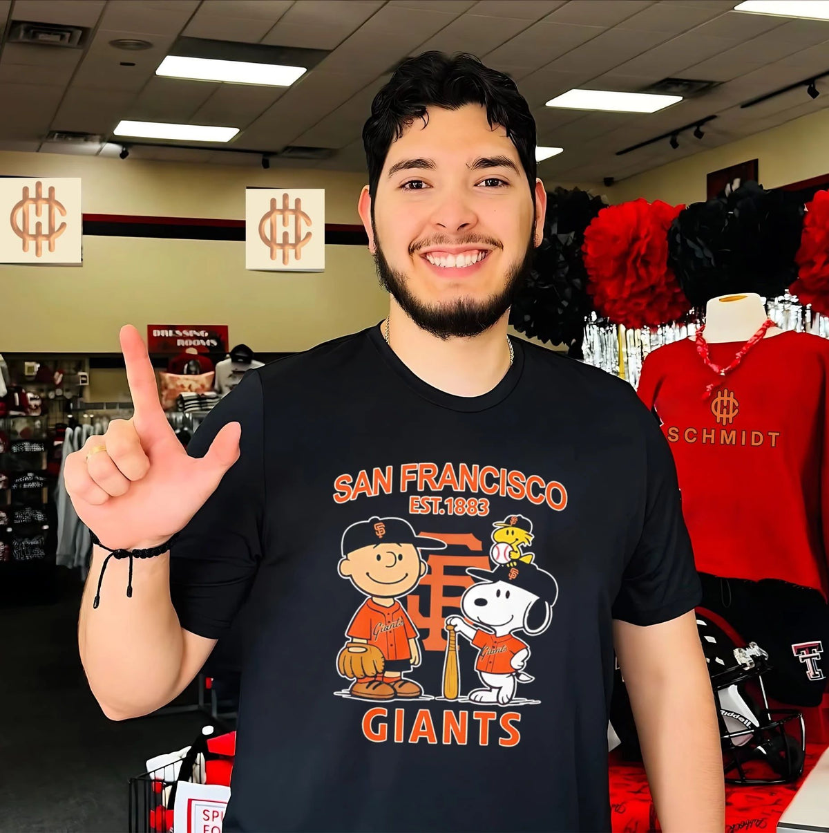 Peanuts x San Francisco Giants Baseball est 1883 shirt Unisex