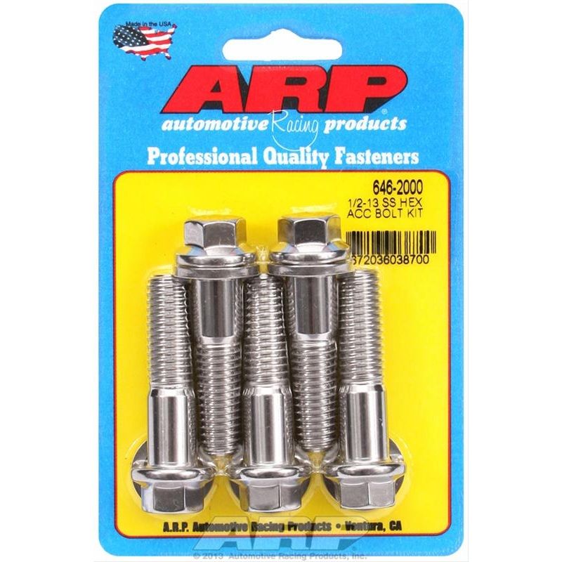 ARP Bolt Kit 1/2-13 X 2.000 SS Hex