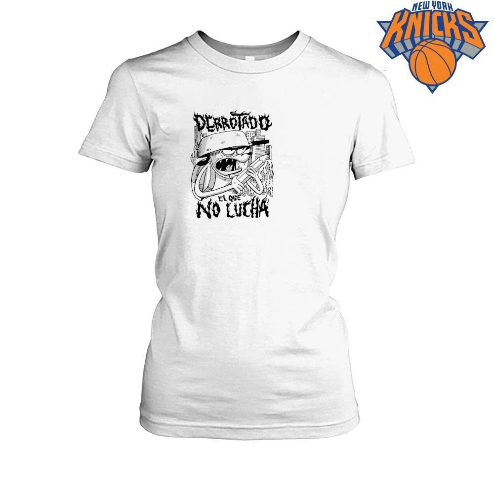 Derrotado El Que No Lucha Cartoon Character Flame Shirt Unisex