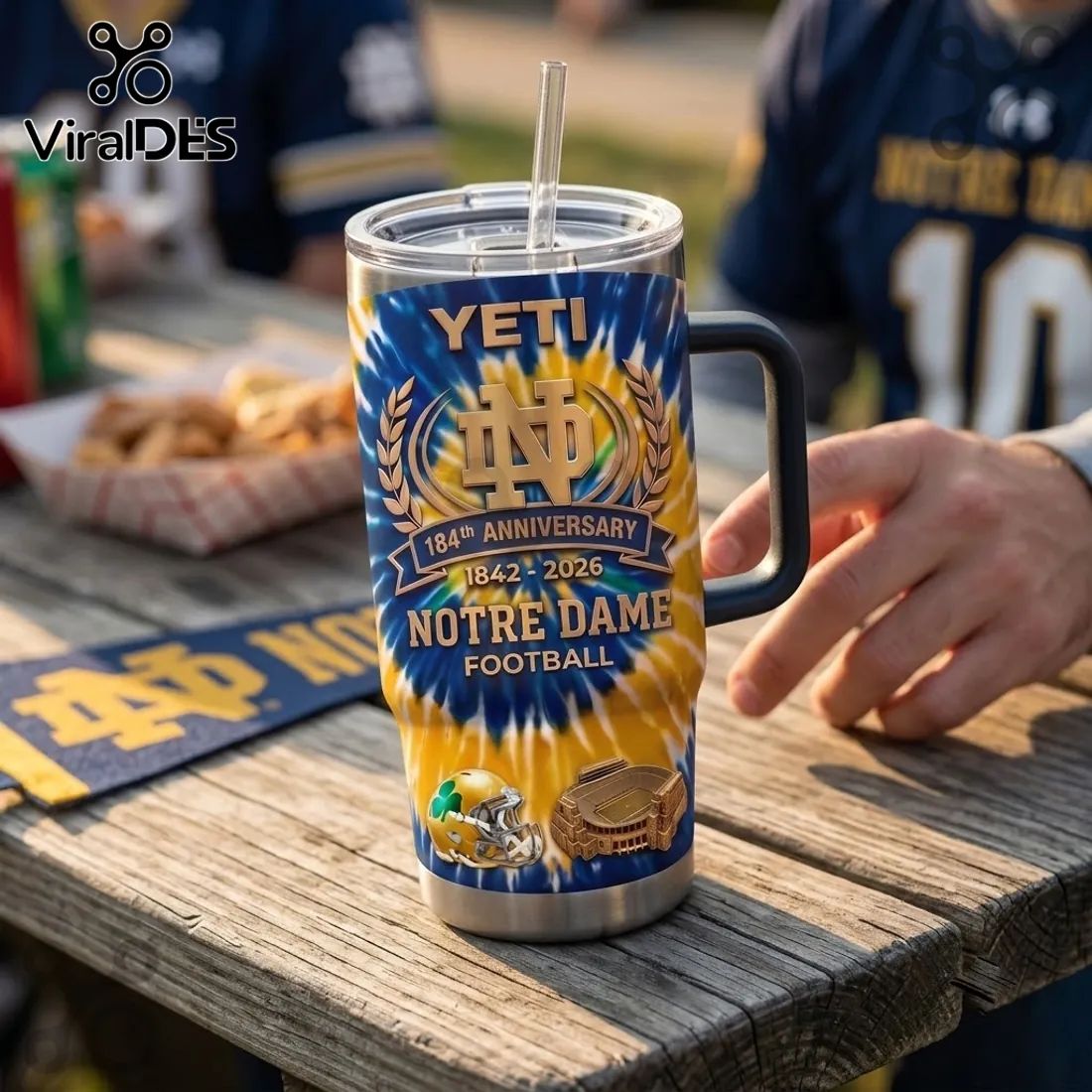 Notre Dame Fighting Irish 184th Anniversary Tumbler