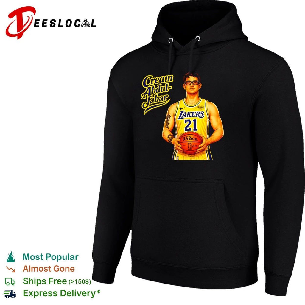 Cream Abdul-Jabar Los Angeles Lakers 21 Unisex