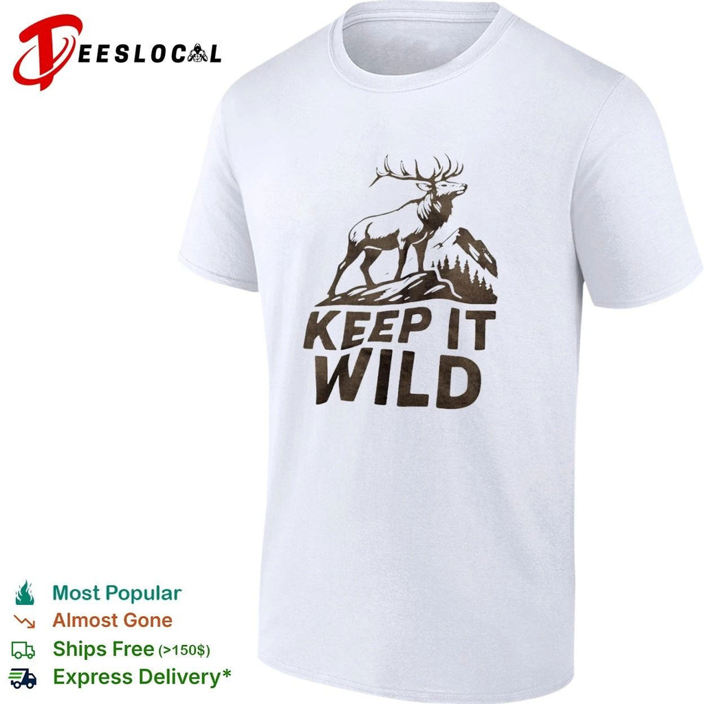 Keep It Wild Elk Mountain Forest wildlife Unisex
