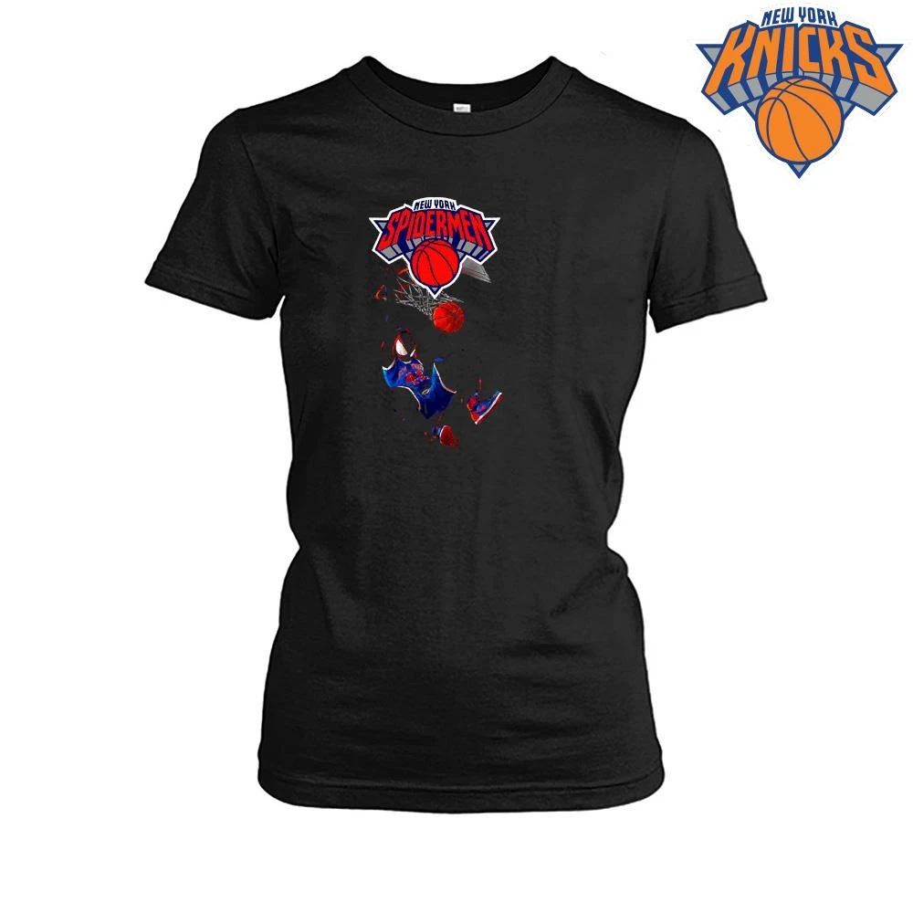 New York Spidermen Miles Morales Basketball Dunk Graphic Shirt Unisex
