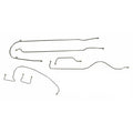 1946-47 Hudson Commodore, Manual Drum Brake Line Kit 6pc, OE Steel