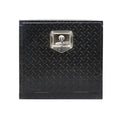 labwork 18 Inch Black Aluminum Diamond Plate Tool Box Organizer With Lock Key
