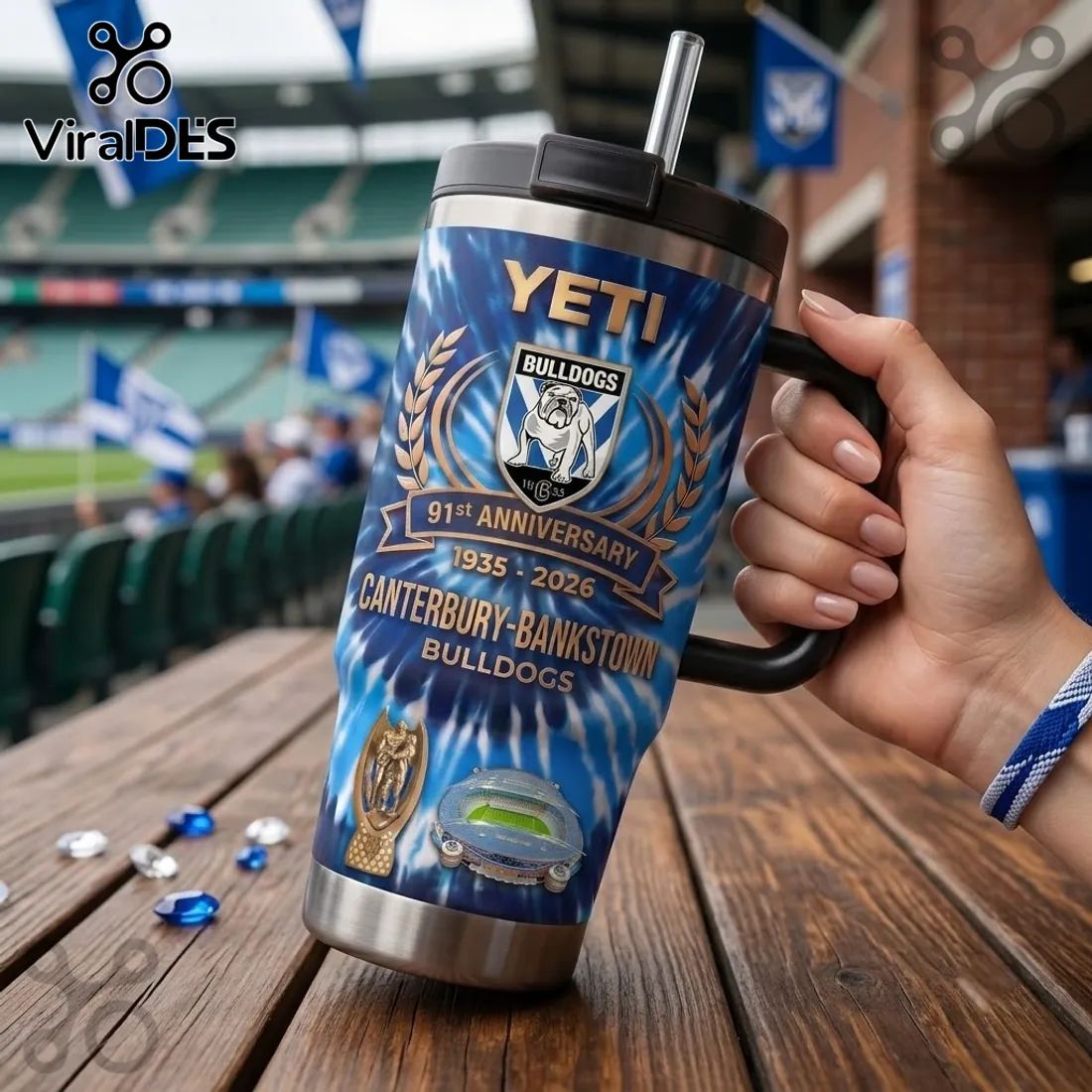 Canterbury-Bankstown Bulldogs 91st Anniversary Stanley Tumbler