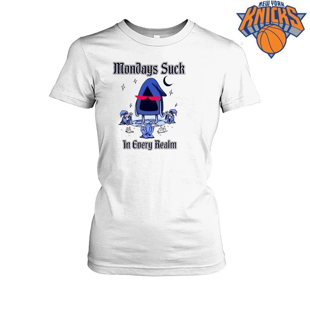 Mondays Suck In Every Realm Cult Wizard Funny Meme Shirt Unisex