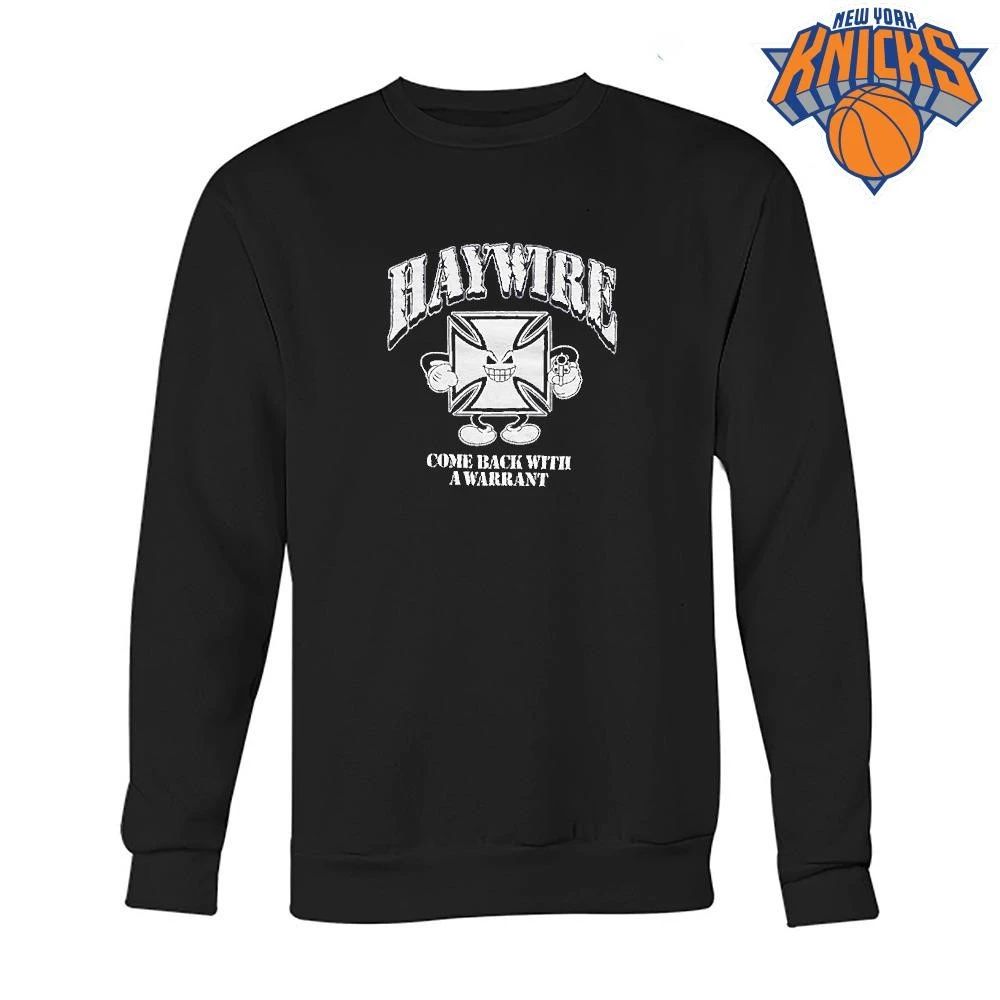 Haywire come back with a warrant maltese cross mascot with gun shirt Unisex