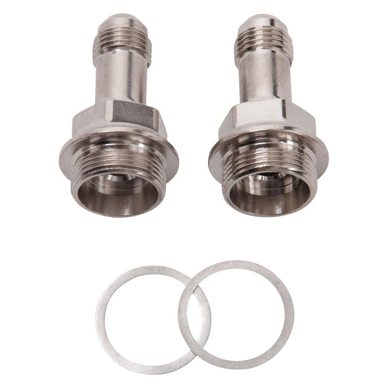 7/8in -20 x -6AN Male Flare Extended Fitting Size: 7/8 in -20 x -6 AN Male Flare