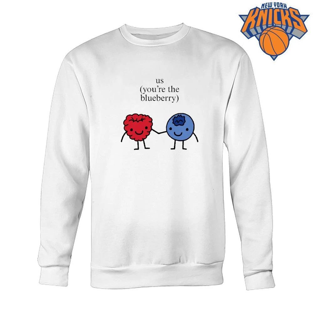 Us You Are The Blueberry Cute Matching Couple Raspberry Meme Graphic shirt Unisex