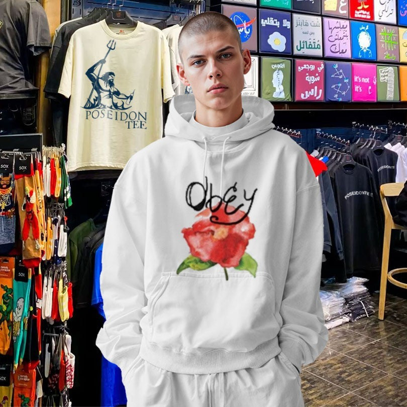 Urban Outfitters Obey Watercolor Poppy Unisex