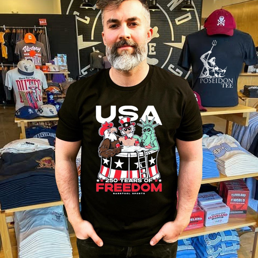 USA 250 Years Of Freedom Barstool Sports Unisex