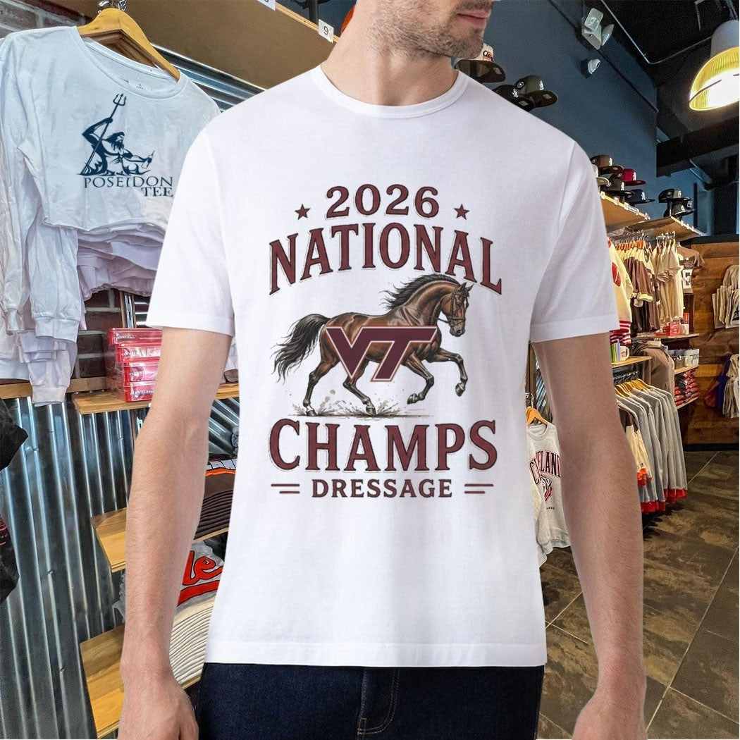 Virginia Tech Hokies 2026 National Champs Dressage Horse Unisex