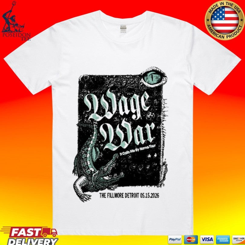 Wage War 05.15.2026 Detroit Michigan Unisex