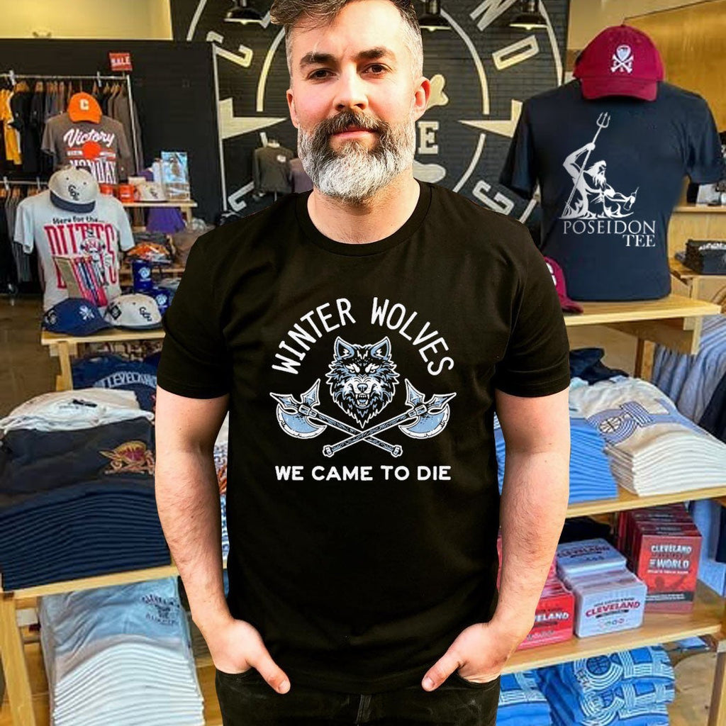Winter Wolves We Came To Die Wolf Battle Axe Unisex