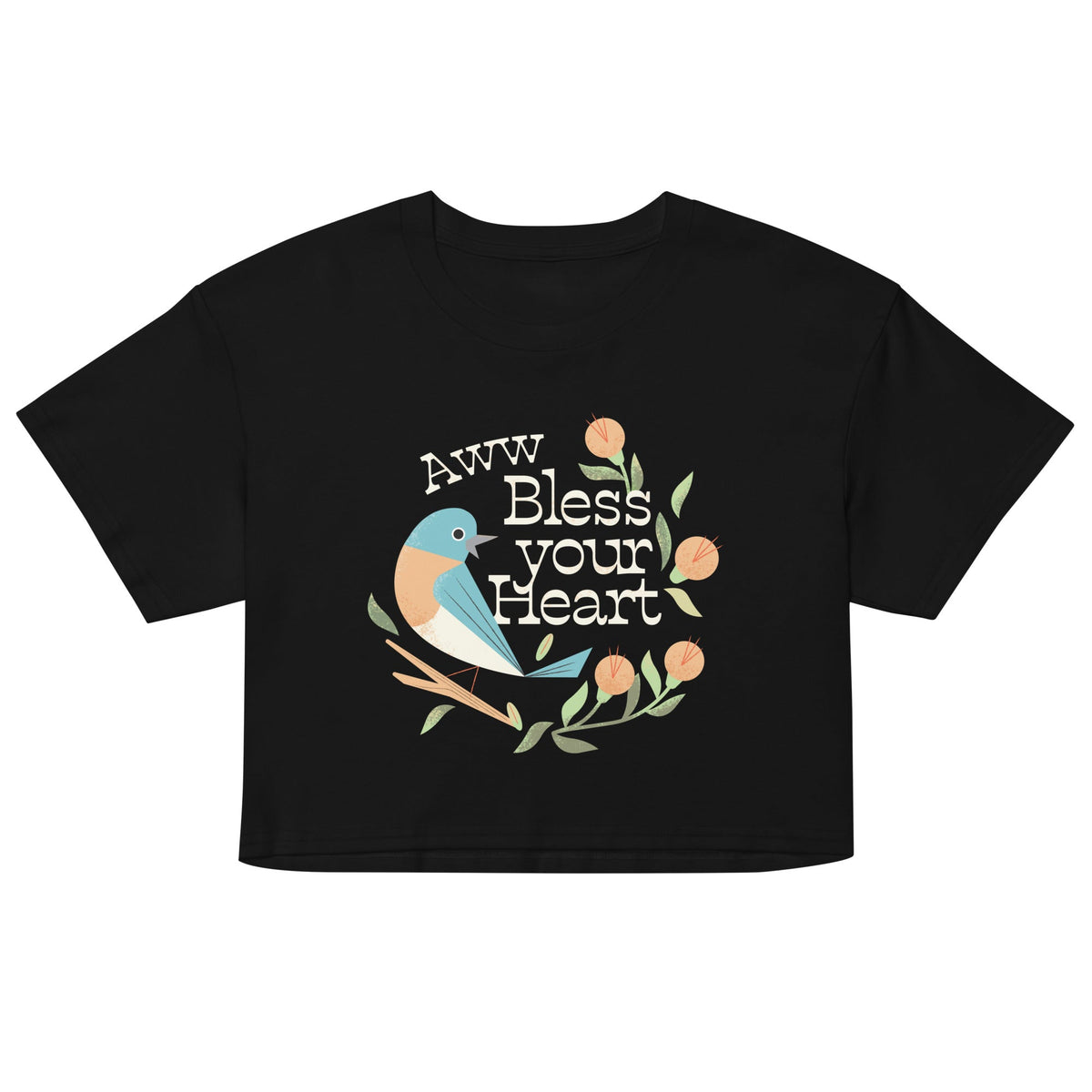 Aww Bless Your Heart Women's Crop Tee