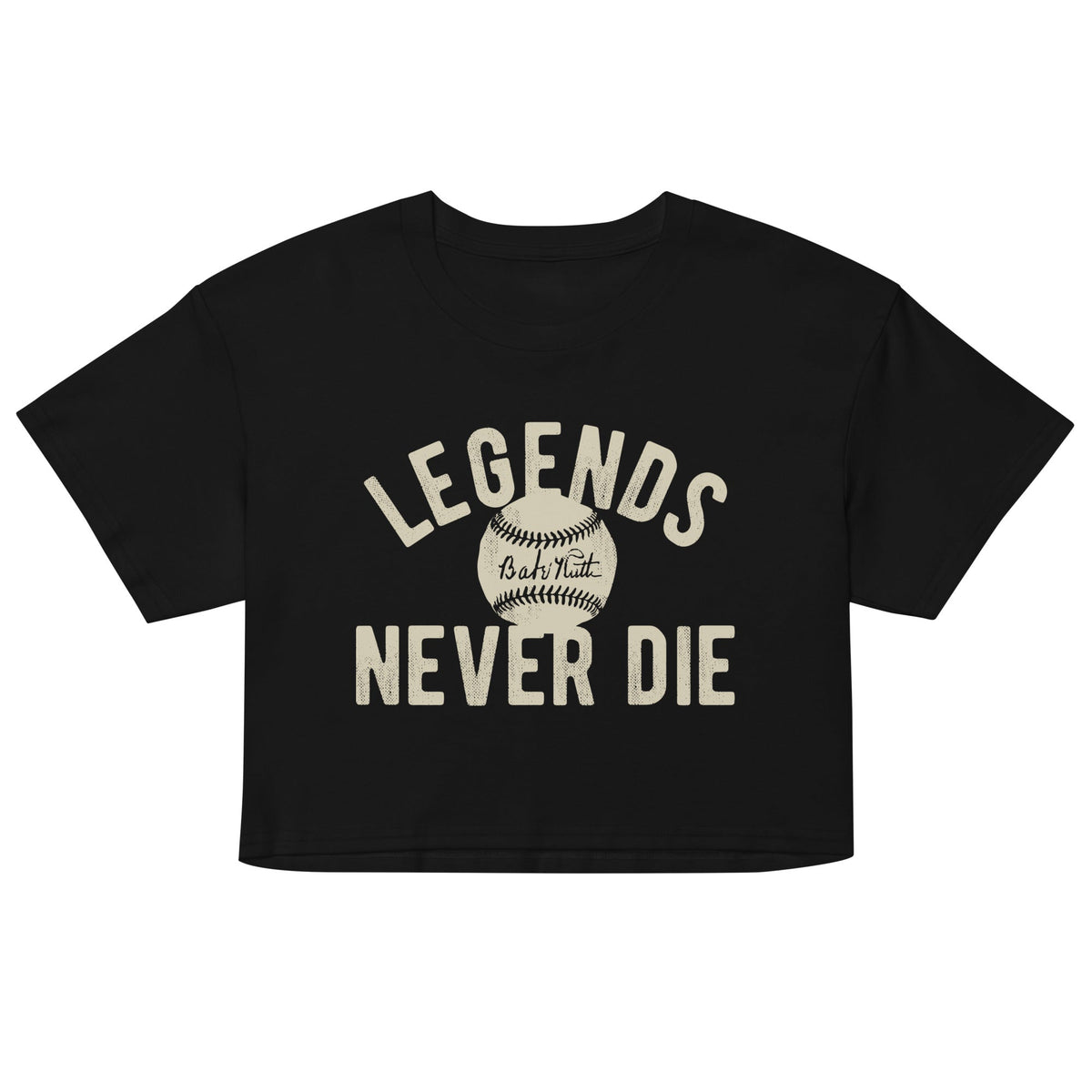 Legends Never Die Women's Crop Tee
