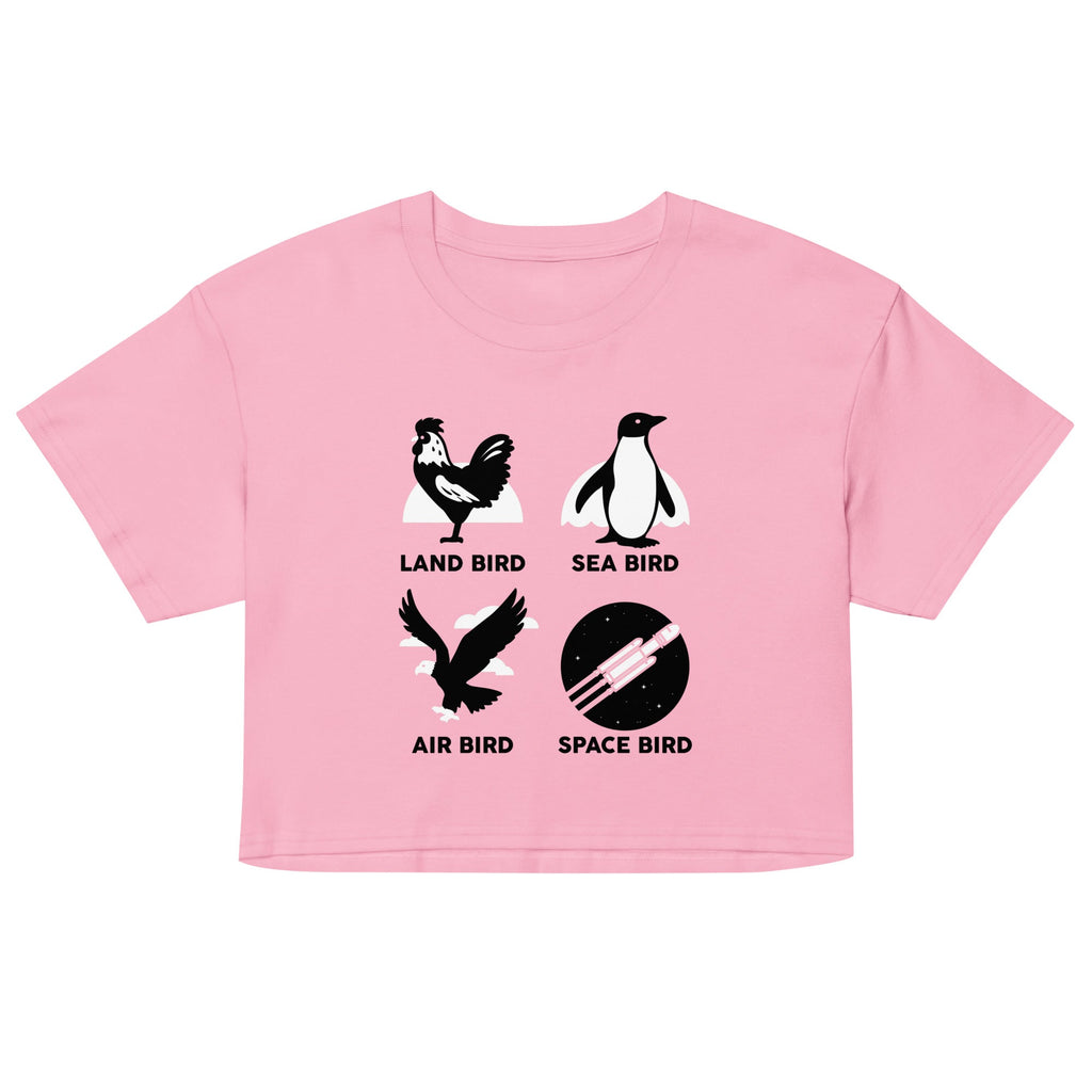 Types Of Birds Women's Crop Tee