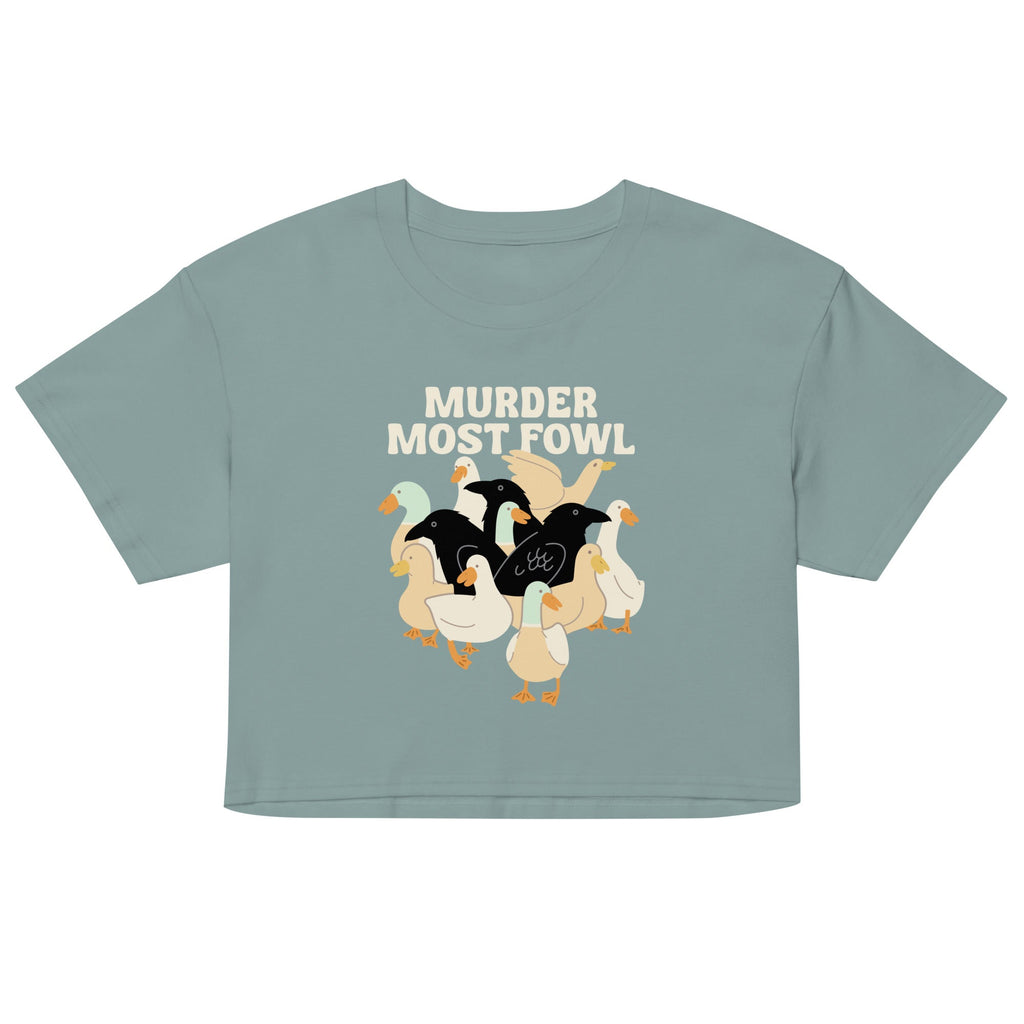 Murder Most Fowl Women's Crop Tee