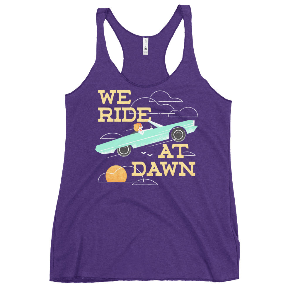 We Ride At Dawn Women's Racerback Tank