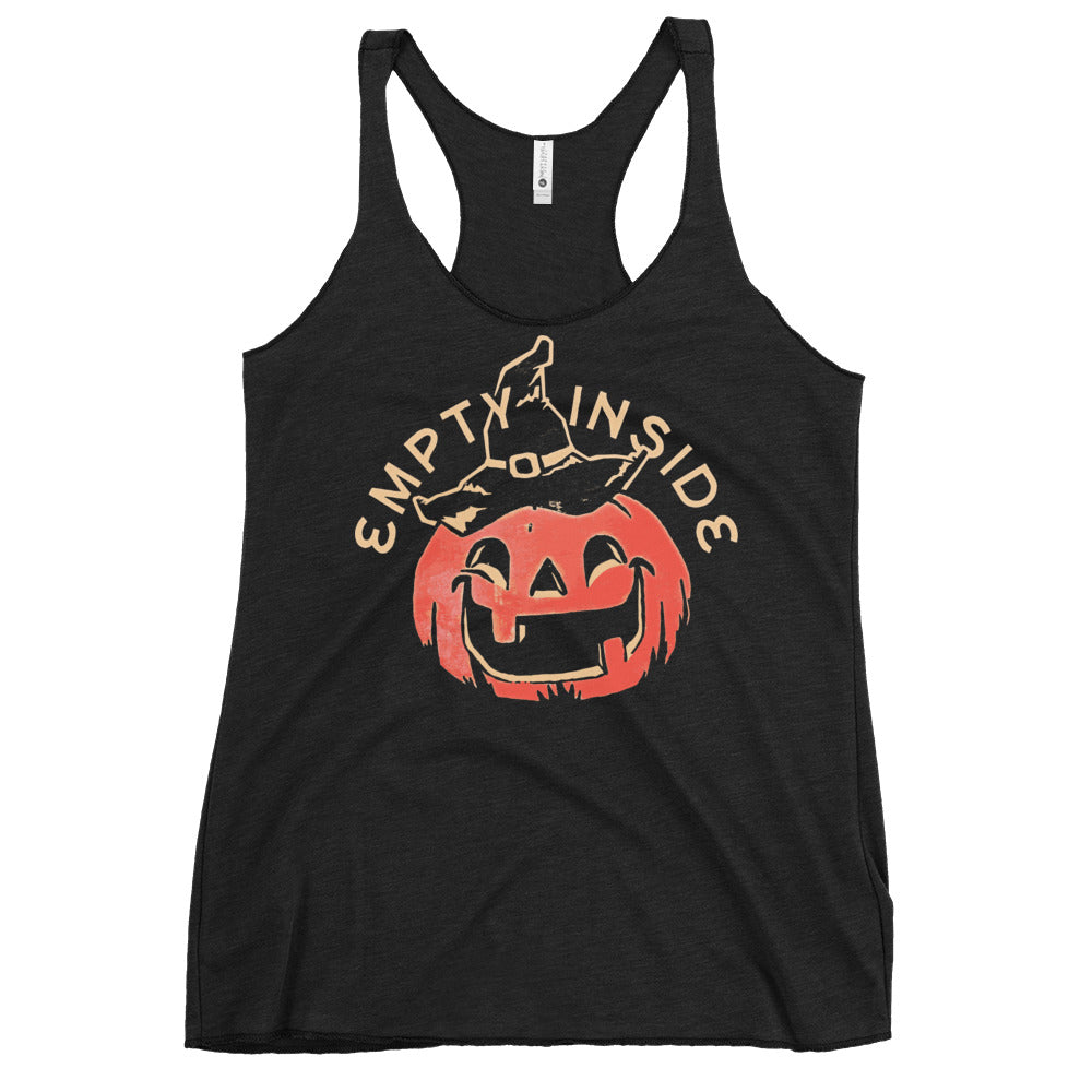 Empty Inside Pumpkin Women's Racerback Tank