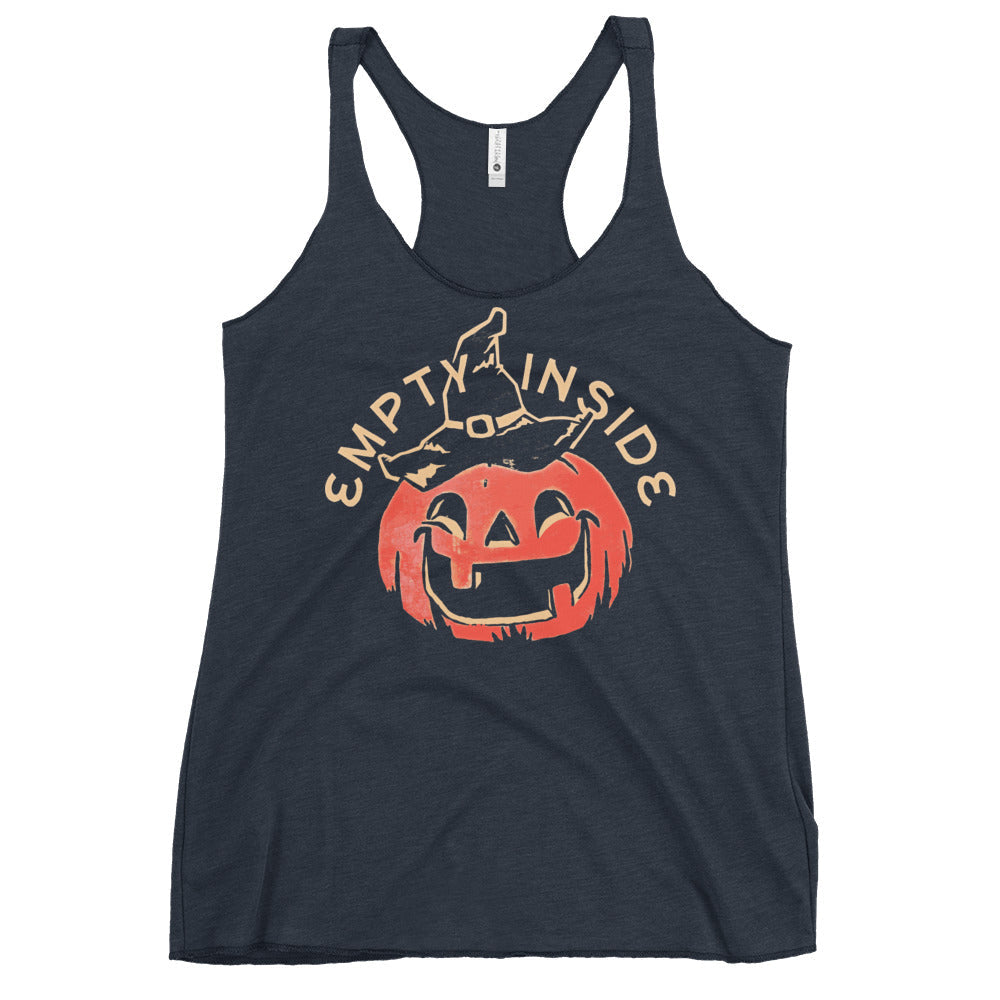 Empty Inside Pumpkin Women's Racerback Tank