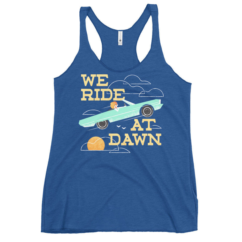 We Ride At Dawn Women's Racerback Tank